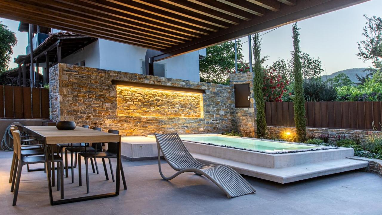 Lethe Villas With Private Pool Kato Gatzea Greece Exterior foto